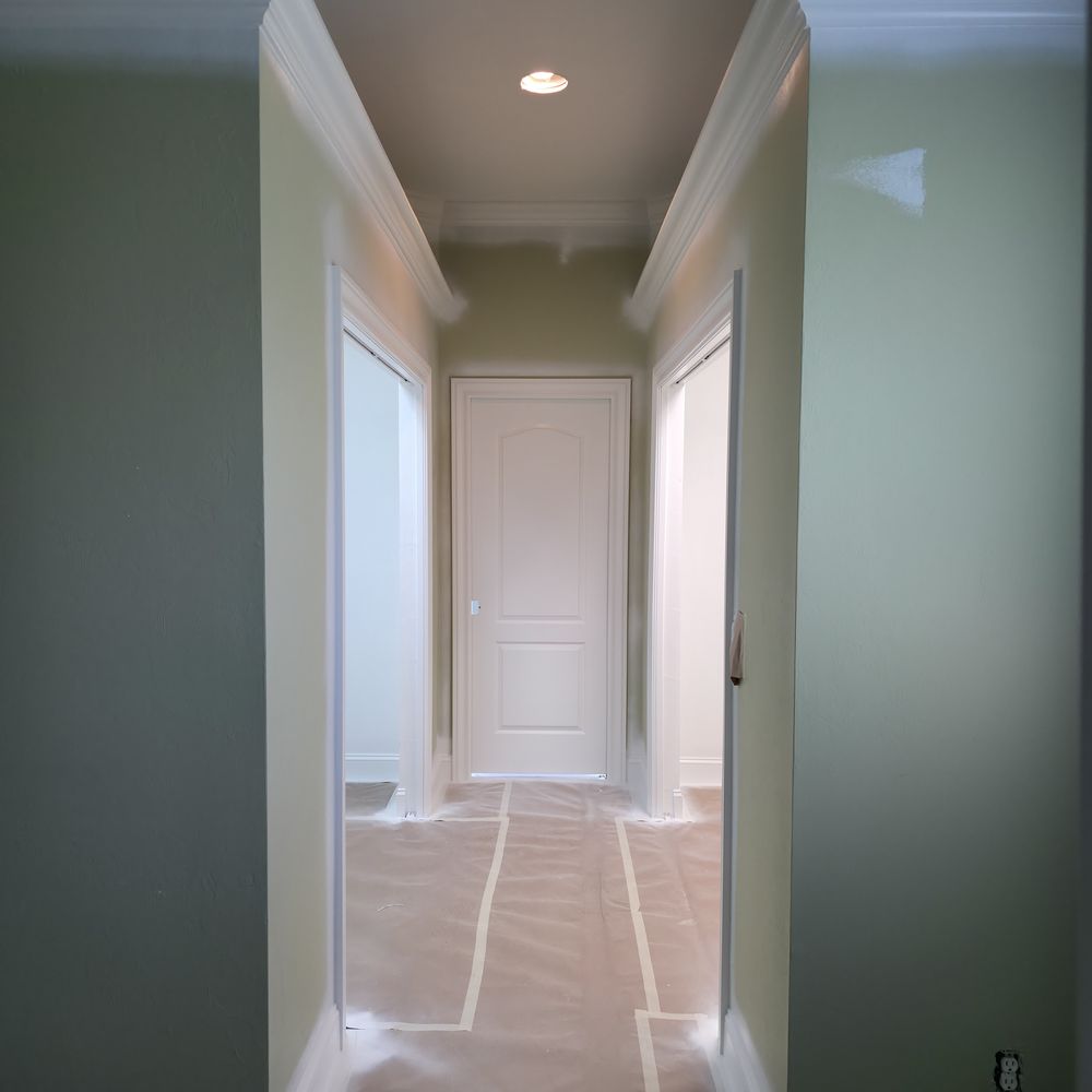 Hallway interior painted by Renovari