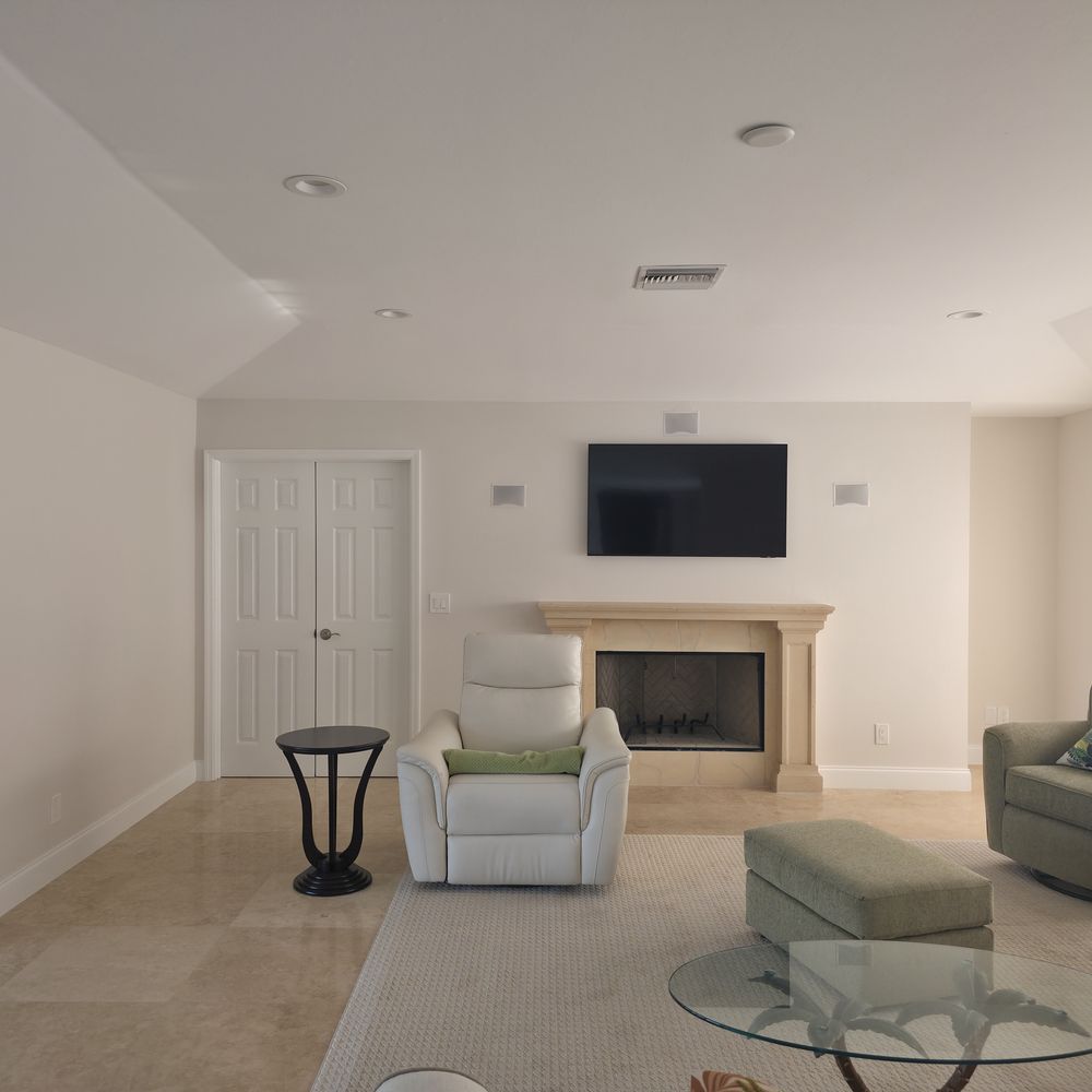 Living room interior painted by Renovari